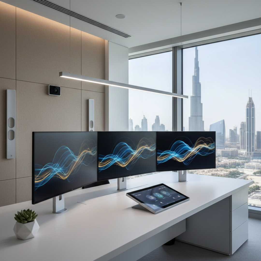 Advanced Audiovisual Integration for Modern Workspaces in UAE | Naspixels